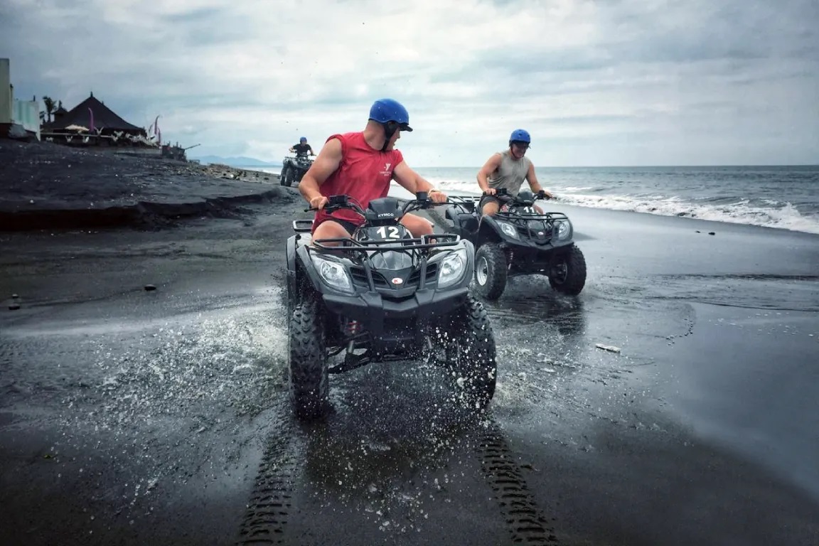 ATV @Pantai Kramas 